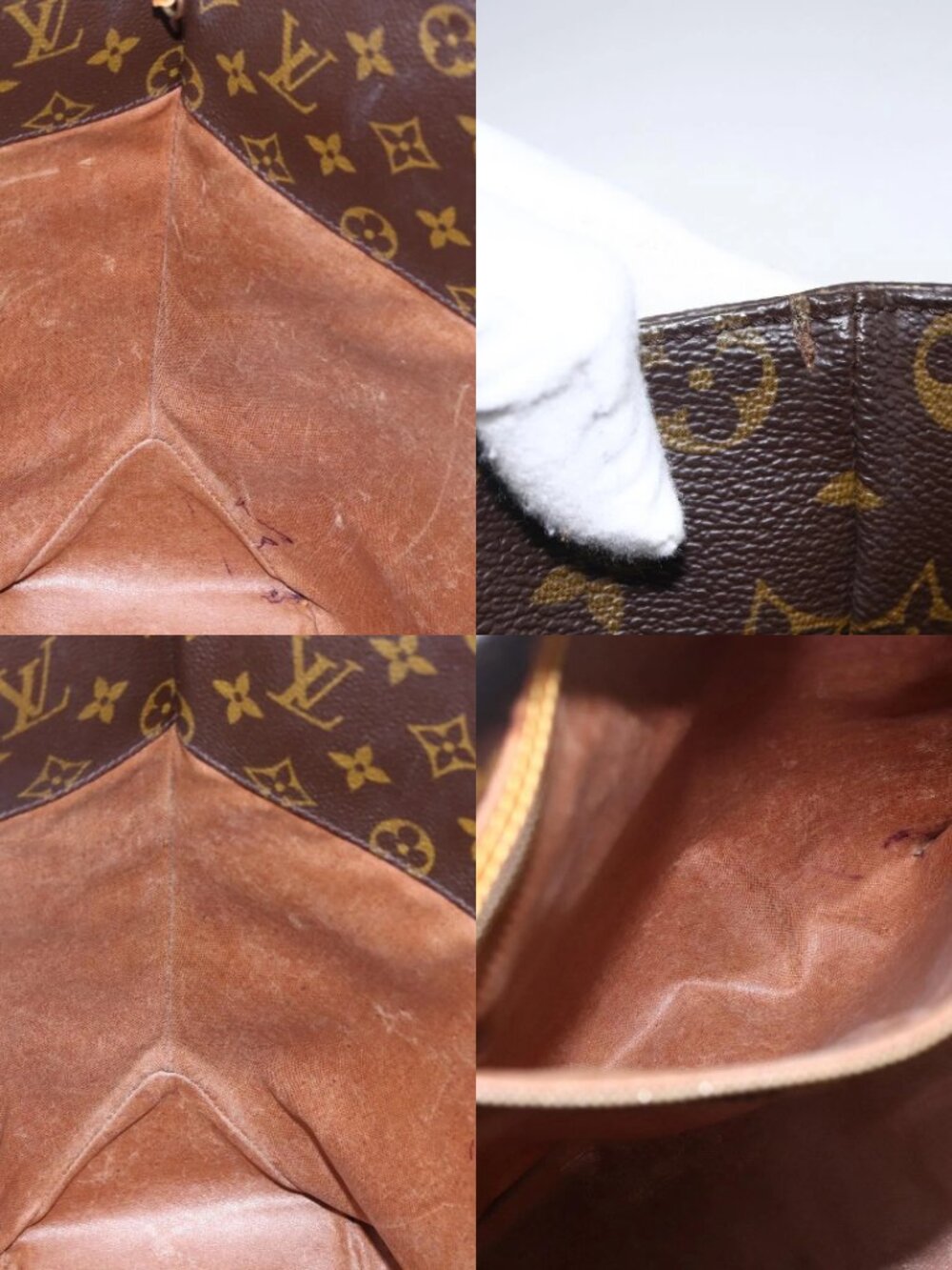 LOUIS VUITTON Monogram Sac Shopping Tote Bag M51108 LV Auth 170591 - Picture 13 of 14